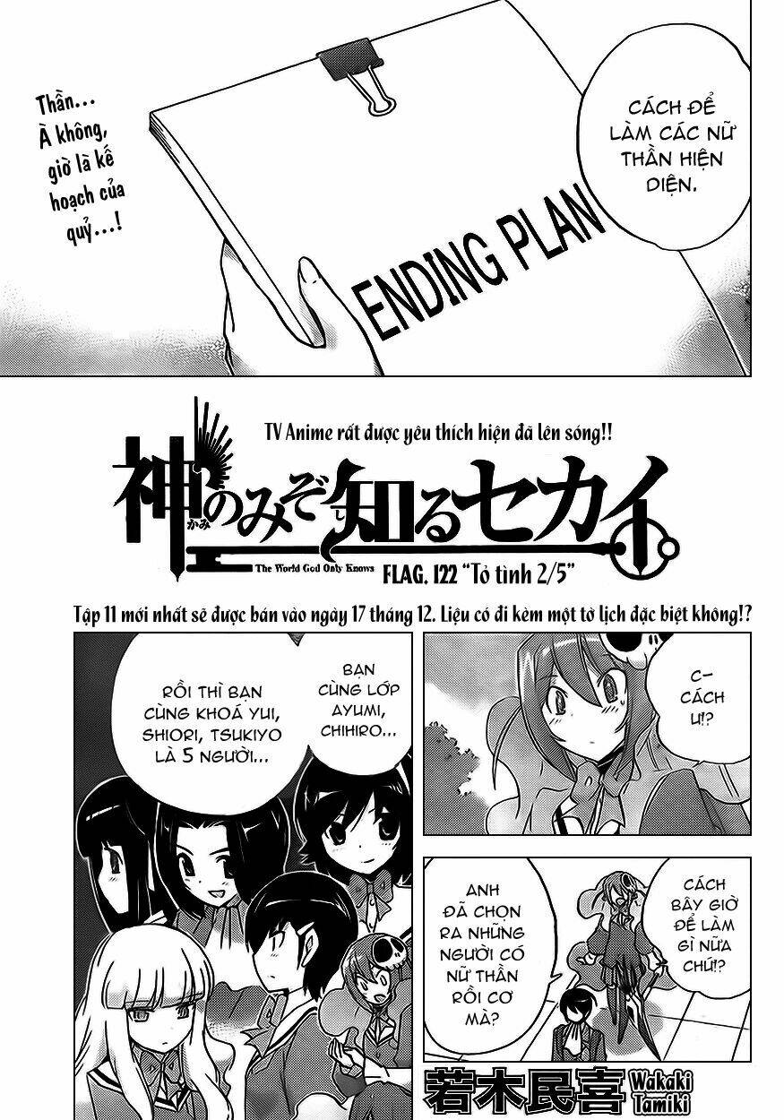 The World God Only Knows - Kami nomi zo Shiru Sekai Chapter 122 - Trang 2